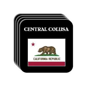 US State Flag   CENTRAL COLUSA, California (CA) Set of 4 Mini Mousepad 
