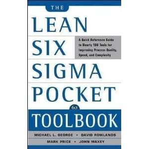  The Lean Six Sigma Pocket Toolbook  N/A  Books