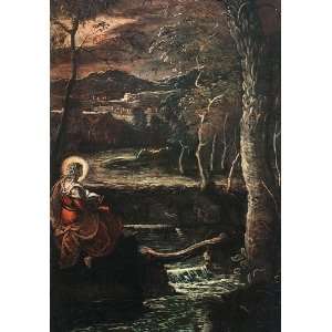 Hand Made Oil Reproduction   Tintoretto (Jacopo Comin)   24 x 34 