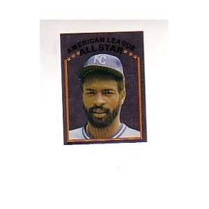    1981 Topps Stickers #247 Willie Wilson FOIL 