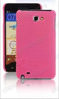 Net Hard Rubber Coated Case Shell for Samsung Galaxy Note GT N7000 