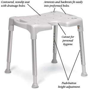  Swift Shower Chair / Stool: Health & Personal Care
