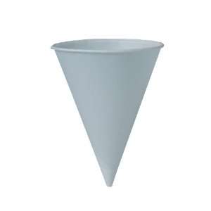 Solo 8RU 8 Oz. Paper Cone WaterCup 10/250  Industrial 