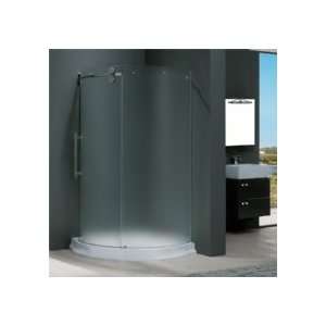 Vigo Industries 40x40 Frameless Round 5/16 Frosted Shower Enclosure 