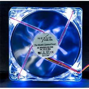  Nexus LED D12SL 12WL 120mm White LED Case Fan: Electronics