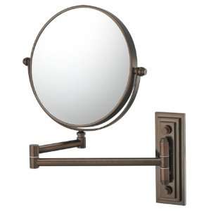  Coppery Bronze Finish Classic Double Arm Wall Mirror: Home 