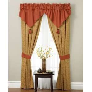  Waterford Shandon Drapery Panel Ruby Floral