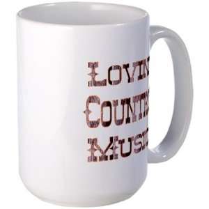 Country Music Large Mug by  