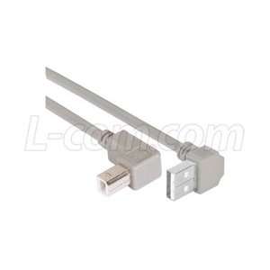   Cable, Up Angle Type A Male / Up Angle Type B Male, 1m Electronics