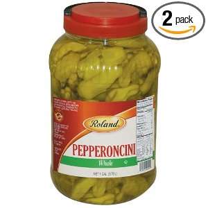 Roland Pepperoncini, 128 Ounce (Pack of Grocery & Gourmet Food