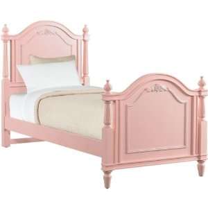    Stanley twin Low Post Panel Bed cotton Candy Atq: Home & Kitchen