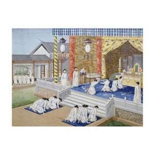  Scenes From Imperial Court Life. 19th Century Chinese 