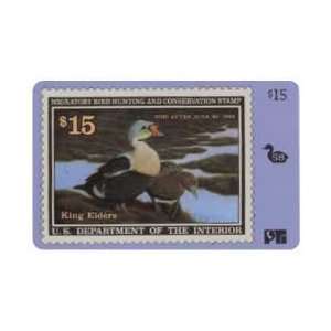   Card: Duck Hunting Permit Stamp #58 Void After 1992 King Elders