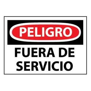   Sign   Peligro Fuera De Servicio  Industrial & Scientific