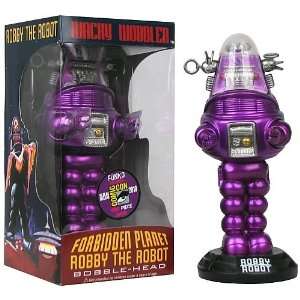  SDCC Forbidden Planet Purple Robby the Robot Bobble Head 