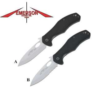  Emerson Wave CQC 10 Military Silver Folding Knife Sports 