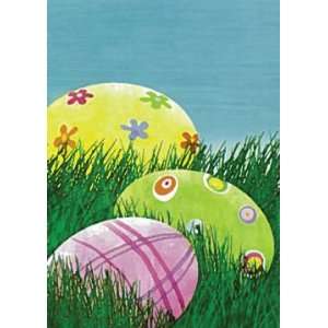   David T. Sands Easter Garden Flag  Easter Eggs: Patio, Lawn & Garden