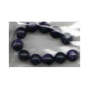   8MM Blue Sandstone Round Beads   Semi Precious by Cousin   #25807 08