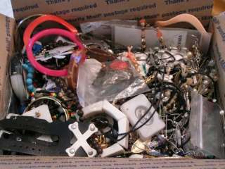 14Lbs 12Oz LOT Vintage + Mixed Costume Fashion Jewelry Wear Parts 