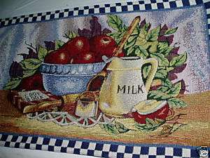 COUNTRY HARVEST TAPESTRY TABLE RUNNER 13  X 54 NWT  