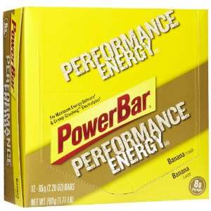 Powerbar 608630 Banana Energy Supplements   Pack of 12  