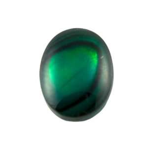 8x6mm Green Paua Shell Oval Cabochon   Pack Of 2 Arts 