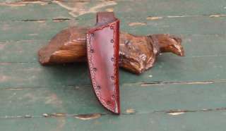   HANDMADE LEATHER KNIFE SHEATH MADE BY S. SCOTT FREE/SHIPPING  