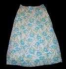 Laura Scott size Medium Career skirt Long Floral EUC  