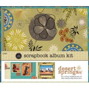  SEI 8 Inch by 8 Inch 1 Hour Album Scrapbook Kit, Desert 