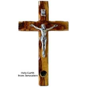  Crucifix   Pewter with Holy Earth 8