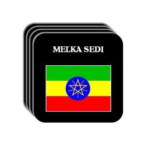  Ethiopia   MELKA SEDI Set of 4 Mini Mousepad Coasters 