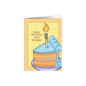  Tasty Cake Humorous 43rd Birthday Card Card Toys & Games