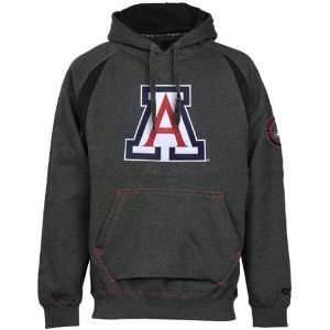 Arizona Wildcats Charcoal Class Act Big Logo Hoody 