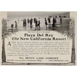   California Resort Beach Land Co.   Original Print Ad