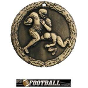 Hasty Awards Custom Football Medals M 300F GOLD MEDAL/ULTIMATE Custom 