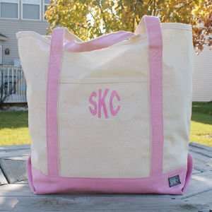  Personalized Canvas Tote Bag with Initials Everything 