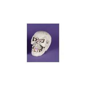   Color Changing Lighted Scowling Skull Halloween Dec: Home & Kitchen