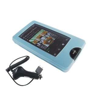   Silicone Rubber Skin Cover case + X series Car Charger!!!: MP3 Players