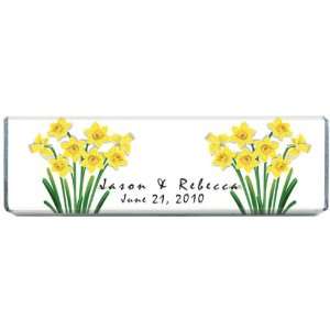  Daffodil Bar Personalized Chocolate Bar Favors Health 