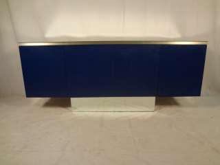 Mid Century Modern Formica & Mirrored Credenza (00553)r.  