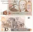 brazil 10 cruzados banknote world money currency bill s $ 3 99 time 