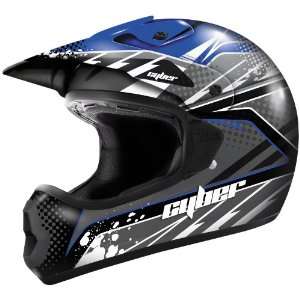 Cyber Helmets UX 22 Graphics Youth Helmet, Blue/Black, Primary Color 