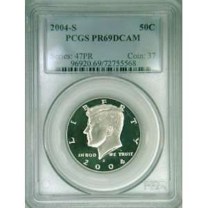  2004 S Kennedy Half Dollar PCGS PR69 DCAM 