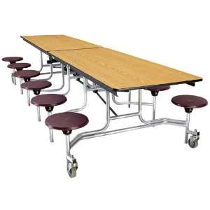  8ft Mobile Cafeteria Table by National Public Seating 