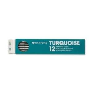   Turquoise Drawing Lead,4mm   4H   Black   12 / Tube