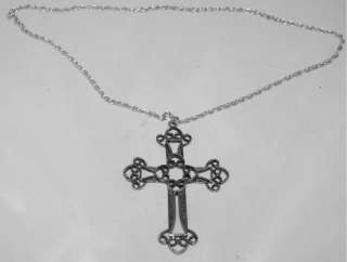 1973 Sarah Coventry Limited Ed Silver Cross Pendant  