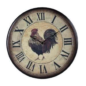 Sterling Industries 118 011 Rooster Clock   Small Clock