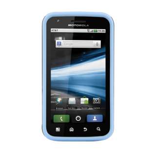 Blue Naztech Vertex Skin Case for Motorola Atrix 4G  