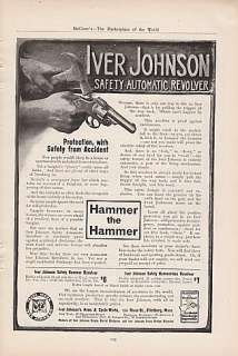1909 Iver Johnson Arms & Cycle Co Ad Automatic Revolver  