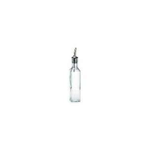  Tablecraft 9085   8 1/2 oz Green Glass Olive Oil Bottle w 